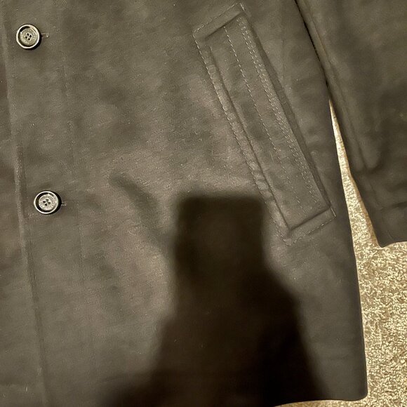 Hugo Boss Wool Cashmere Blend Men’s Car Coat Size US 44 Regular. Black. - Picture 13 of 16